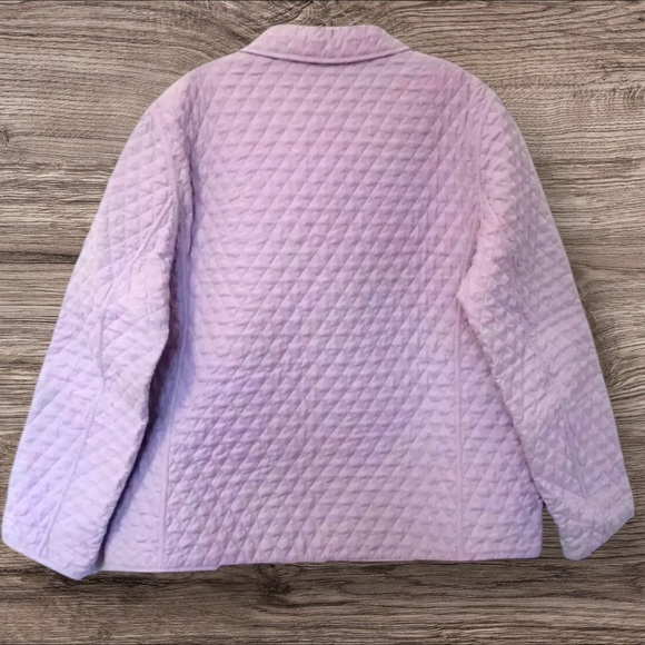 WEATHERPROOF Lilac Quilted Zip Jacket – Size XL - Picture 2 of 7